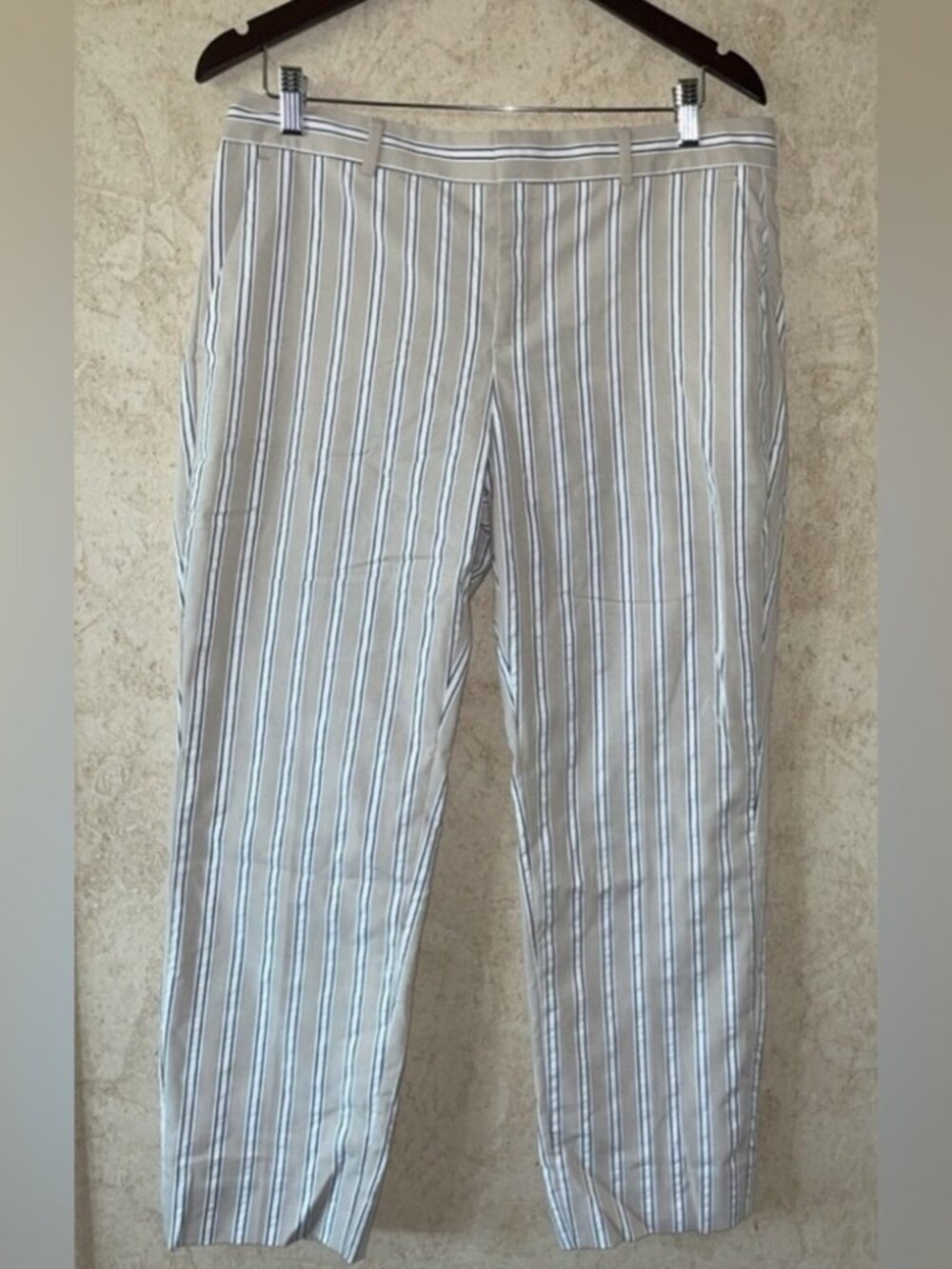 Banana Republic Factory Avery Striped Pants Size 10